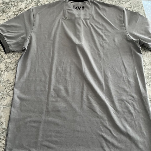 Hugo Boss Zip Up Golf Shirt - Picture 3 of 3